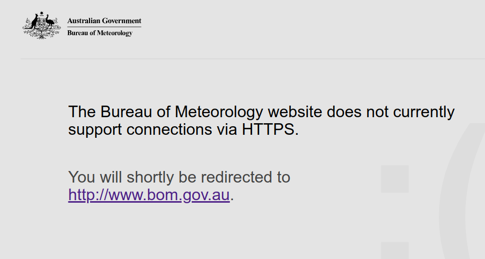 The state of internet technology at the BoM