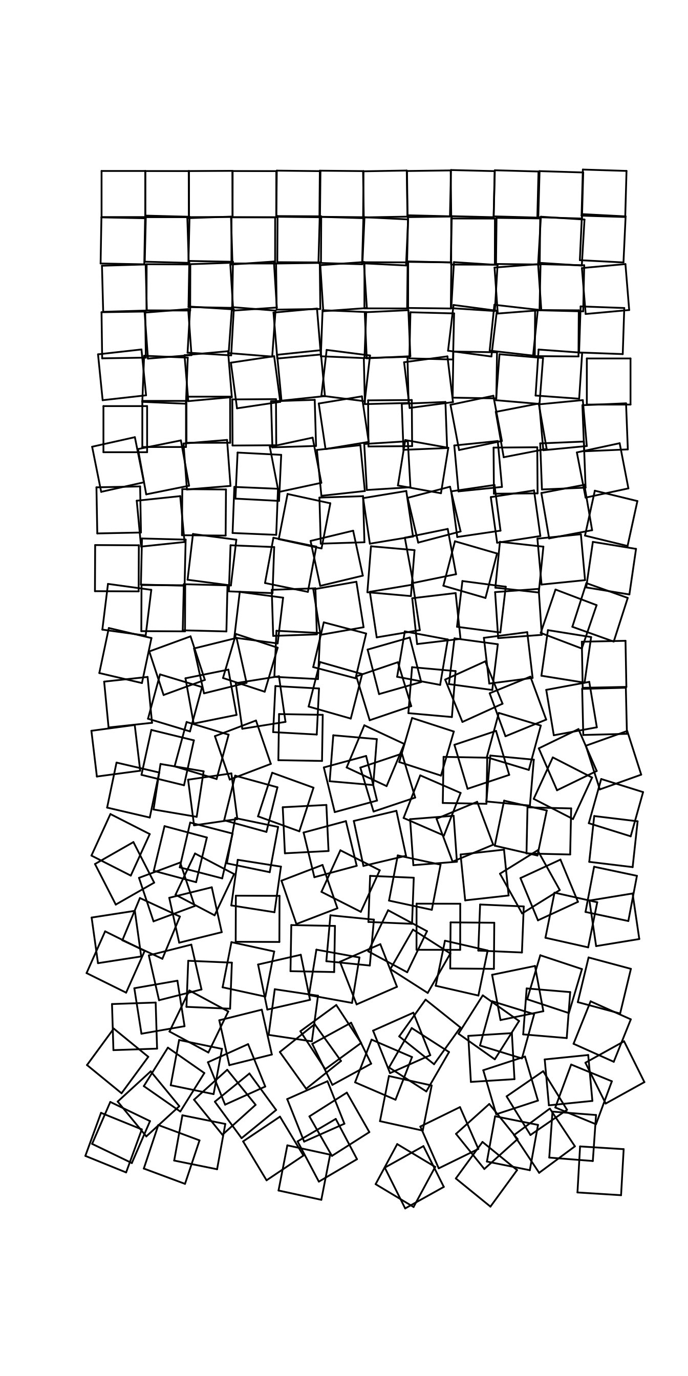 'Schotter' in R with swapped seeds
